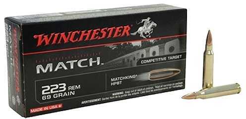 223 Remington 20 Rounds Ammunition Winchester 69 Grain Hollow Point